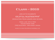 Spring Stripes Graduation Announcements
