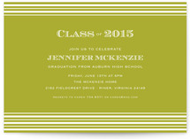 Spring Stripes Graduation Announcements