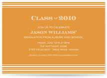 Spring Stripes Graduation Announcements
