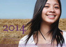 simply stripes Graduation Announcements