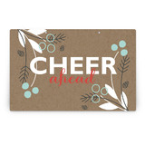 Berry Kraft Party Greeting Signs