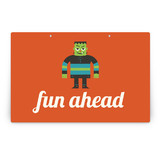 Monster Halloween Party Greeting Signs