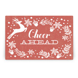 Vintage Reindeer Party Greeting Signs
