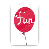 Up Up and Away Balloon Party Greeting Signs