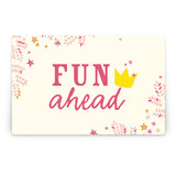 Princess Crown Party Greeting Signs