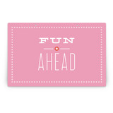 Pink Big Top Circus Party Greeting Signs