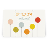 Colorful Balloons Party Greeting Signs