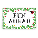 Little Ladybug Party Greeting Signs