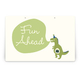 Cakeasaurus Dinosaur Party Greeting Signs