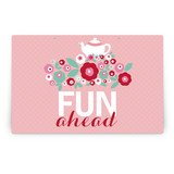 Retro Floral Garden Party Greeting Signs