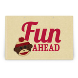 Sock Monkey Party Greeting Signs