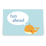 Havin' A Whale Of A Time Party Greeting Signs