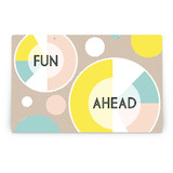 Fractions Party Greeting Signs