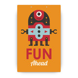 Robot Bleep Bleep Party Greeting Signs