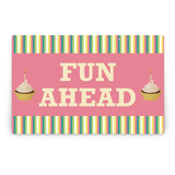Girlie Cakes Party Greeting Signs