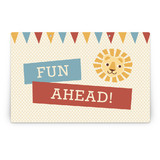 Paper Circus Party Greeting Signs