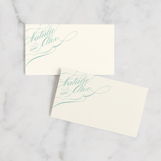 Winter Flourish Place Cards Winter Flourish Place Cards
