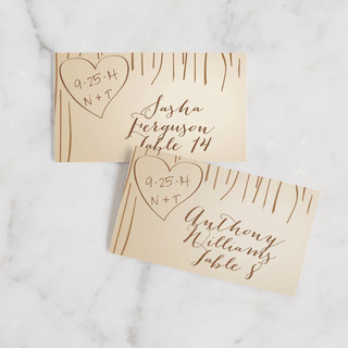 Fall Carving Place Cards
