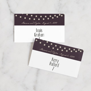 Midnight Vineyard Place Cards
