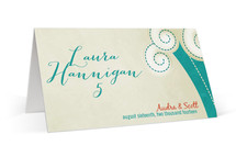 BLOCK PRINT WAVES Place Cards