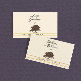 Oak Tree Place Cards