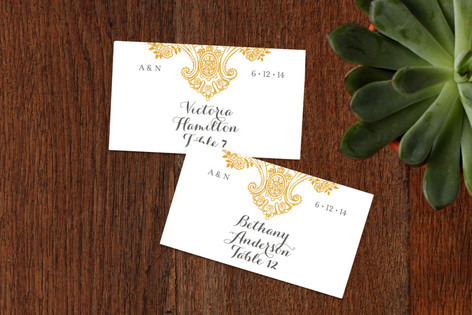 Spanish Lace Place Cards