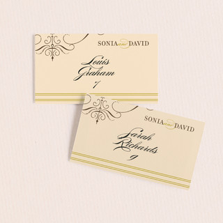 French Vintage Place Cards
