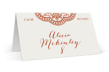 Ornamental Place Cards