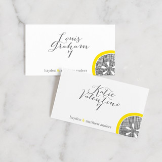 Lemon Drop Place Cards