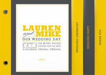 COCKTAIL HOUR Wedding Program Minibook&trade; Cards