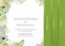 Fling Wedding Program Minibook&trade; Cards