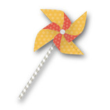 Birthday Balloon Fun Pinwheels