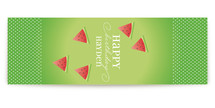 Watermelon Table Runner