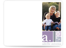 alpha blocks Photo Stationery Cards