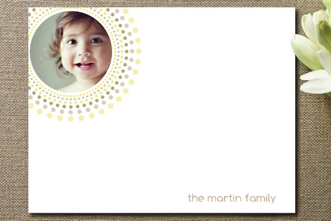 Joyful Bursts Photo Stationery Cards