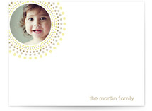 Joyful Bursts Photo Stationery Cards