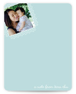 swirly stamp Photo Stationery Cards