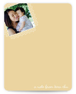 swirly stamp Photo Stationery Cards