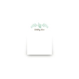 Vintage Reindeer Mini Notecard Favor
