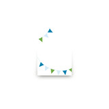 Blue Big Top Circus Mini Notecard Favor