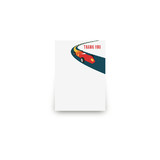 Vintage Race Car Mini Notecard Favor