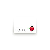 Little Ladybug Mini Notecard Favor