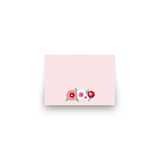 Retro Floral Garden Mini Notecard Favor