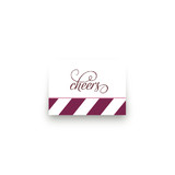 Red Velvet Mini Notecard Favor