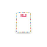 Fun with Color Mini Notecard Favor