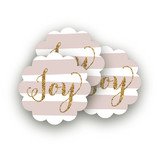 Glitter Bling Scalloped Stickers