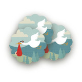 Adventurer Scalloped Stickers