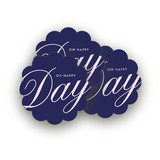 Pretty Thaumatrope Scalloped Stickers
