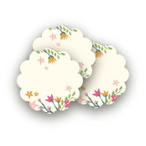 Princess Crown Scalloped Stickers