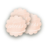 Rose-Colored Glass Scalloped Stickers